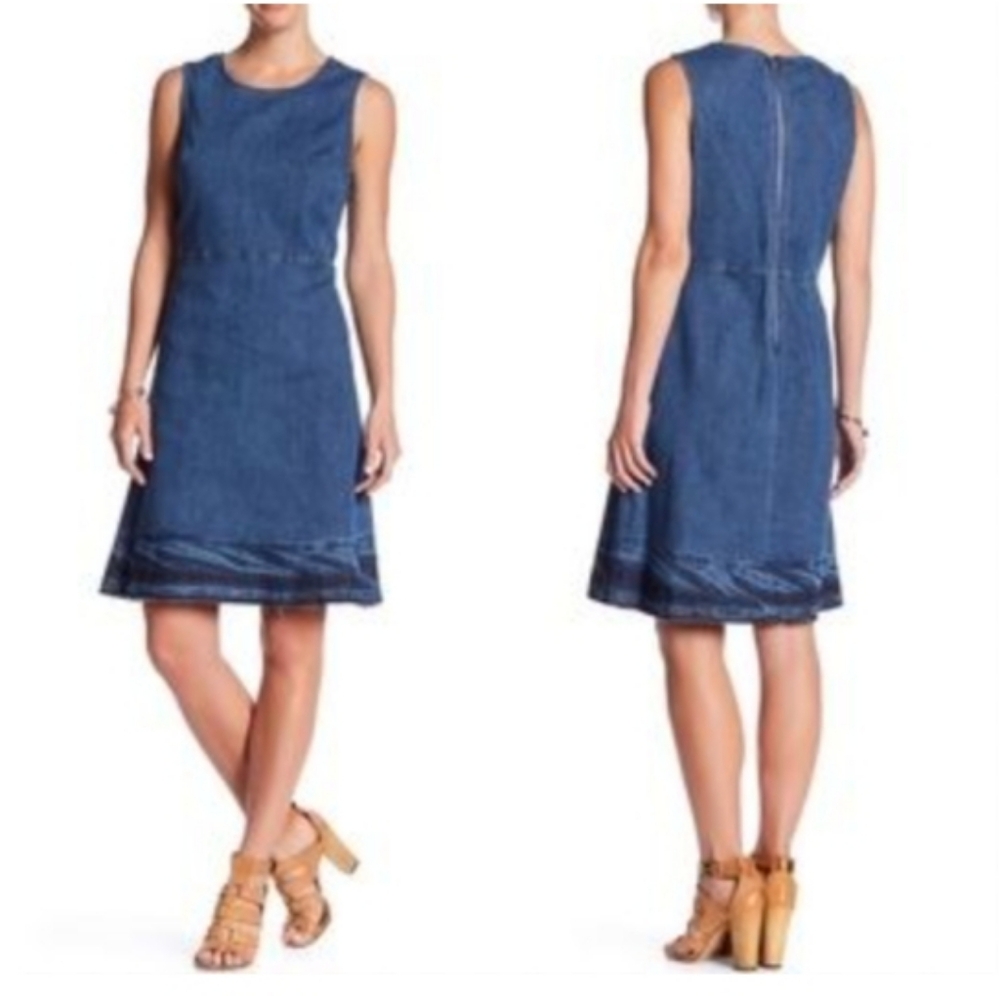 Hope And Harlow Denim Dress Sz L